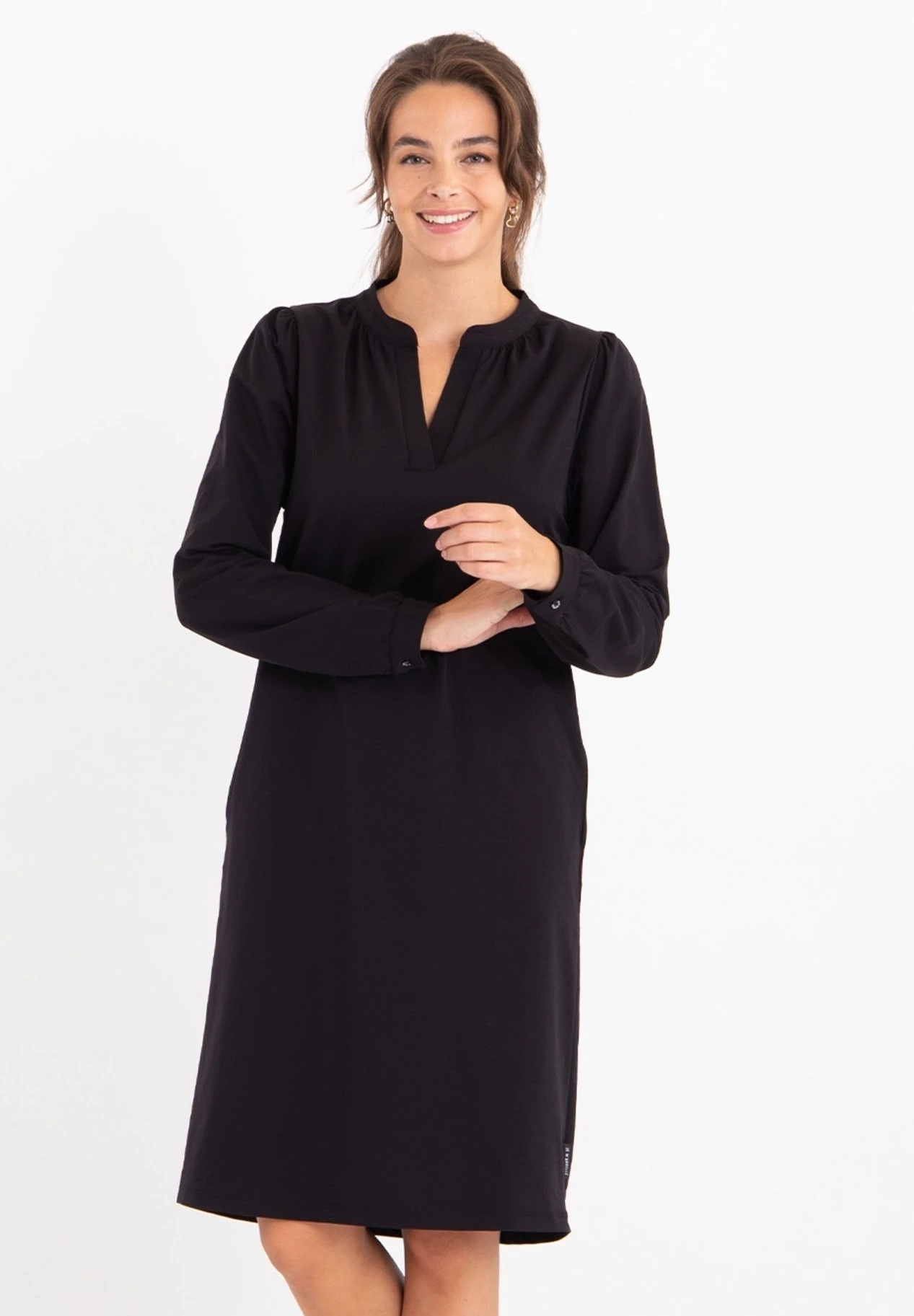 La Travel Chérie - Jerseyjurk - Zwart 1 La Travel Chérie - Jerseyjurk - Zwart