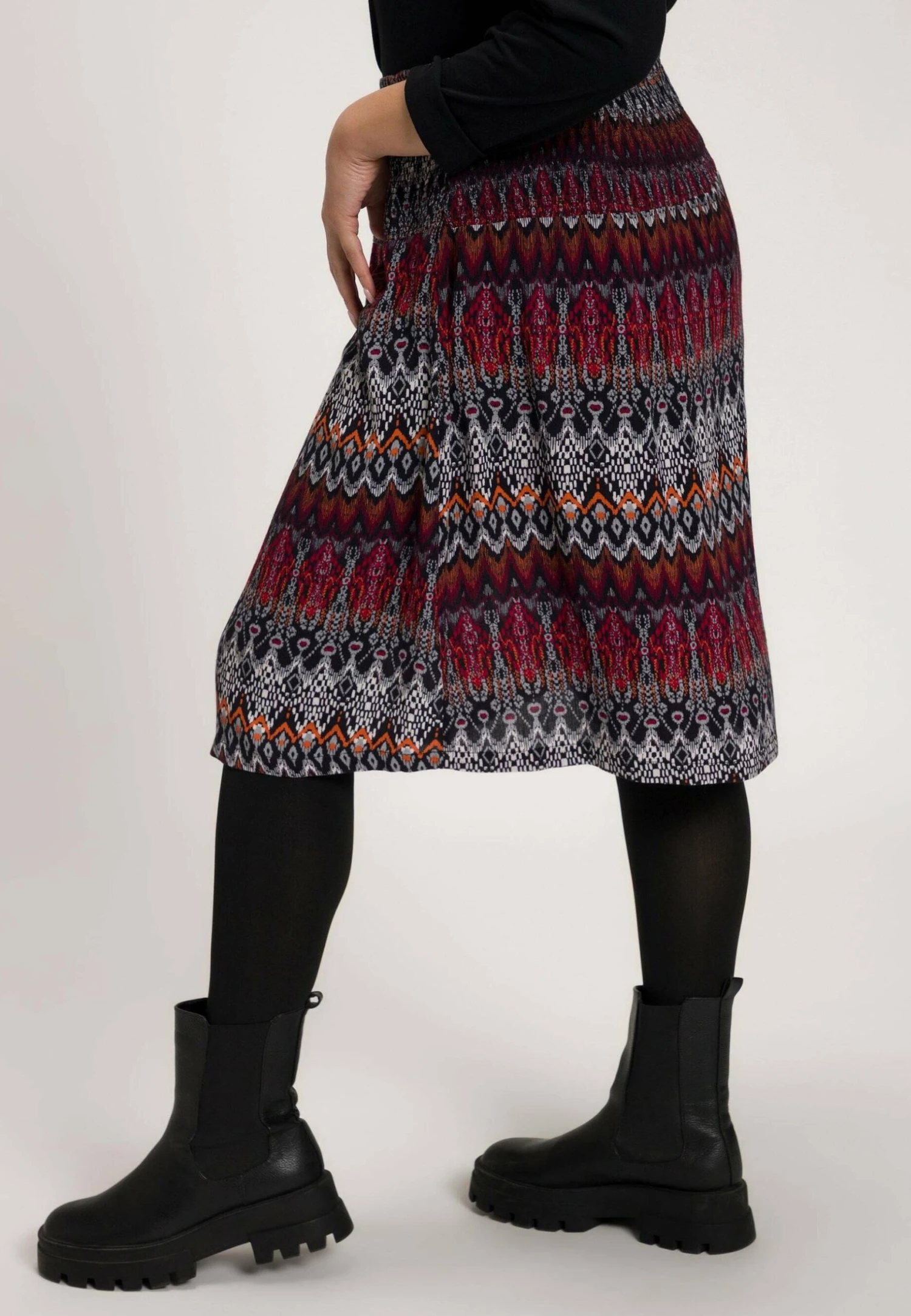 Ulla Popken A-Lijn Rok - Baies 4 Ulla Popken A-Lijn Rok - Baies - Afbeelding 4