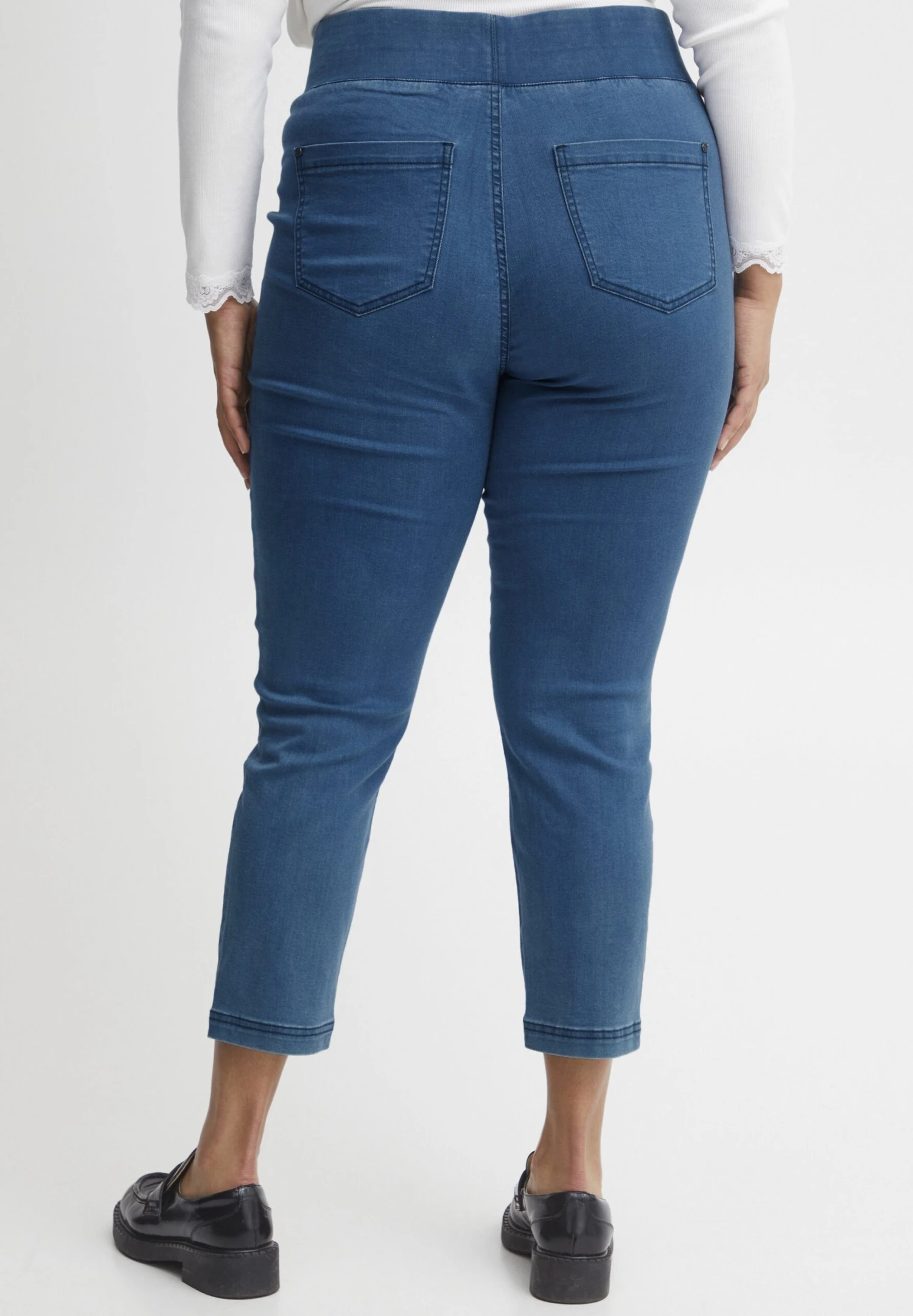 Fransa Fpmally Le - Slim Fit Jeans - Simple Blue Denim 3 Fransa Fpmally Le - Slim Fit Jeans - Simple Blue Denim - Afbeelding 3