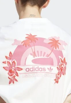 Adidas Originals Island Club Graphic - T-Shirt Print - White -Only Mode Winkel 478c3ad707bd48e3b7d8959b8e41bf47