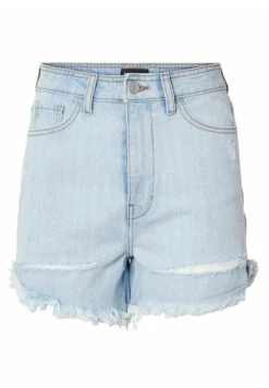 Pieces Højtaljede Pcbeach - Jeansshort - Light Blue Denim 10 Pieces Højtaljede Pcbeach - Jeansshort - Light Blue Denim -Only Mode Winkel 47acb8b1abf14254bd26f4873d01e653