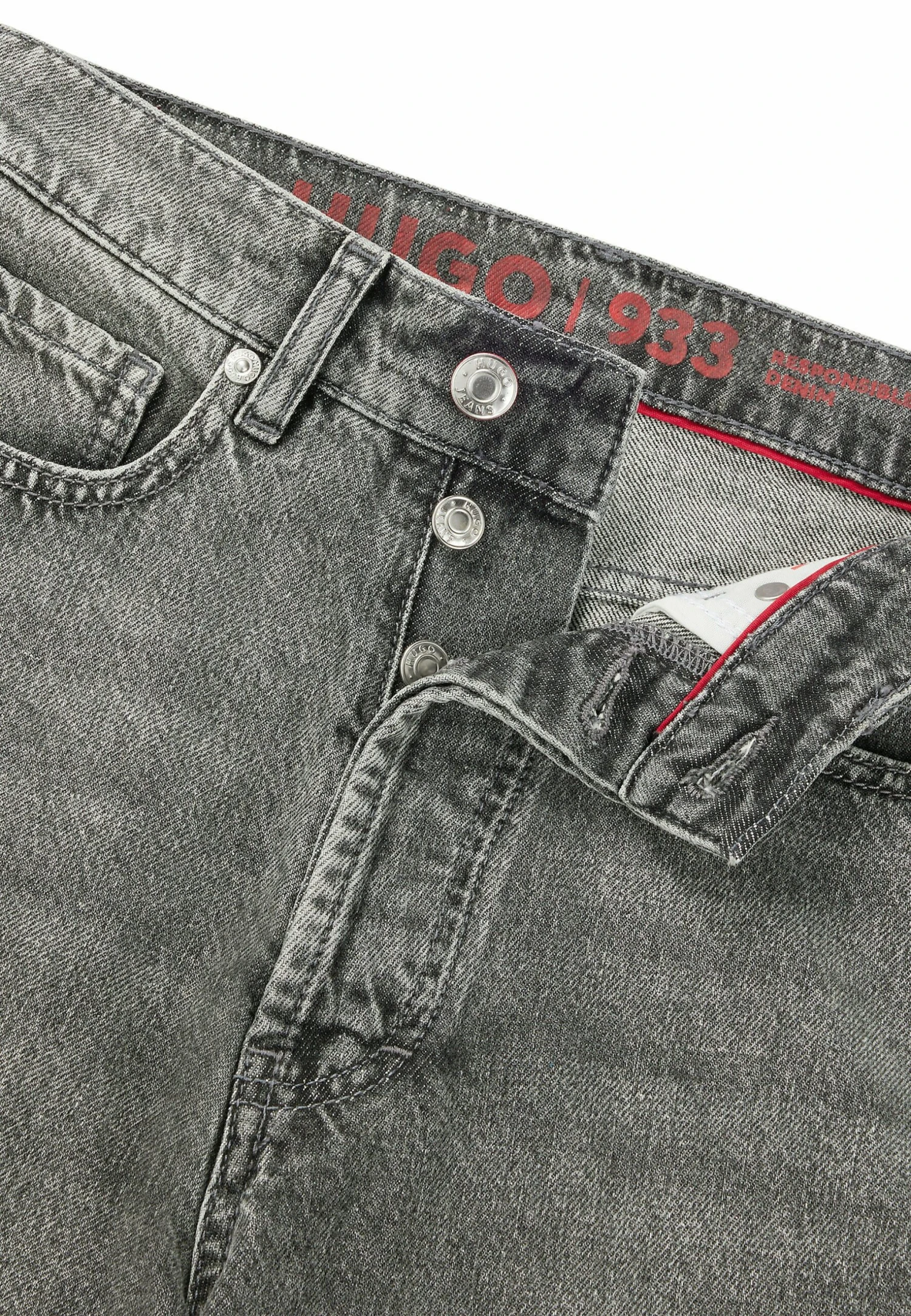 Hugo Flared Jeans - Grey 5 Hugo Flared Jeans - Grey - Afbeelding 5