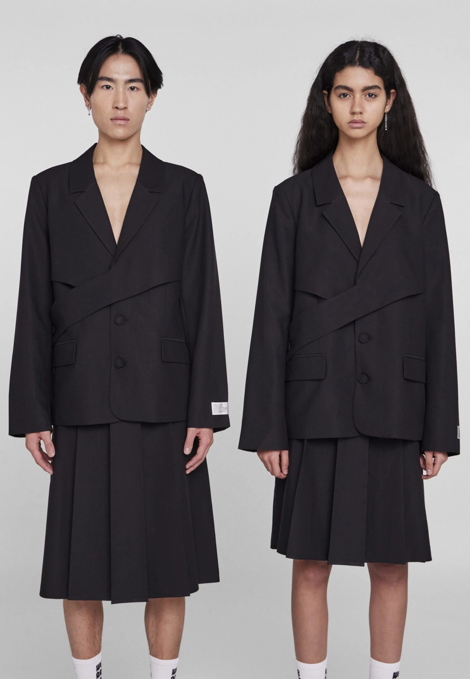 Finley Skirt Unisex - A-Lijn Rok - Black 1 Finley Skirt Unisex - A-Lijn Rok - Black