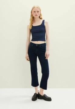 TOM TAILOR Denim Flared Jeans - Clean Dark Stone Blue Denim 12 TOM TAILOR Denim Flared Jeans - Clean Dark Stone Blue Denim -Only Mode Winkel 4844f7f2136e473283ecd1a6127a0cd9