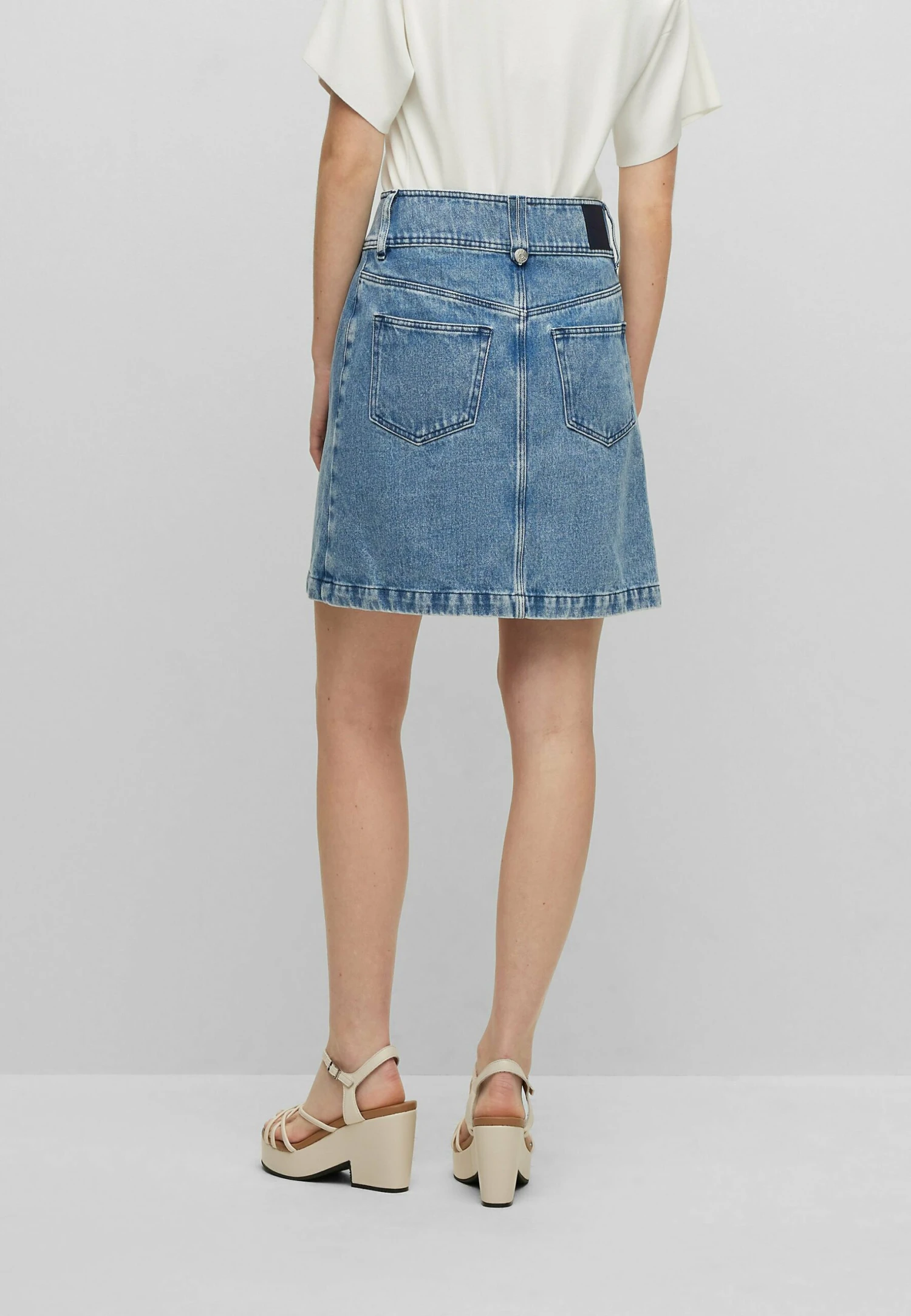 Boss Jeansrok - Dark Blue Twelve 3 Boss Jeansrok - Dark Blue Twelve - Afbeelding 3