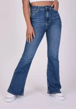 Flared Jeans - Bleu