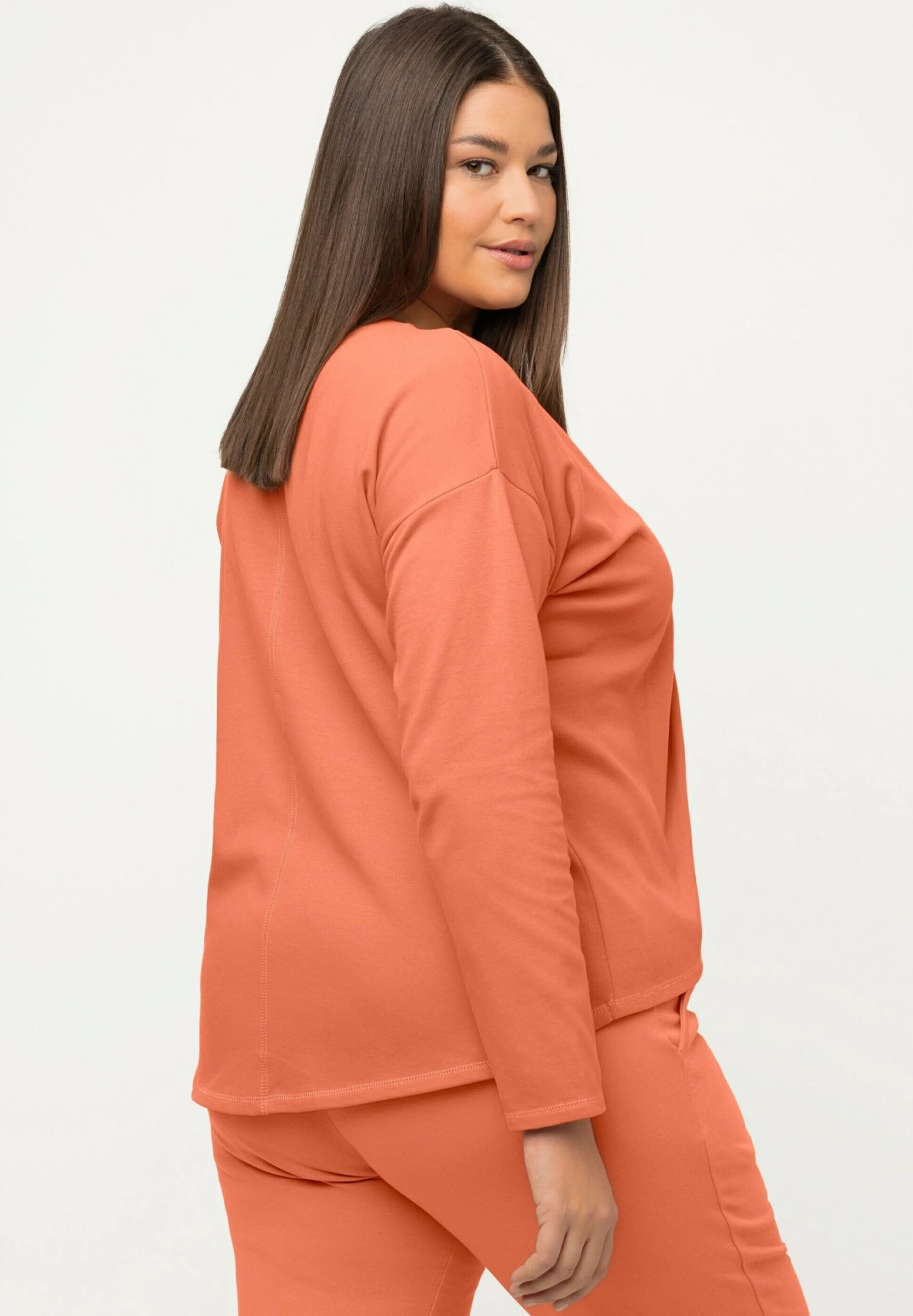 Ulla Popken Longsleeve - Koralle 3 Ulla Popken Longsleeve - Koralle - Afbeelding 3