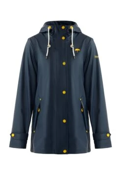 Schmuddelwedda Incus - Regenjas - Marine Grau Melange -Only Mode Winkel 4992c3e5f3b1460d9c3b030d18857fd8