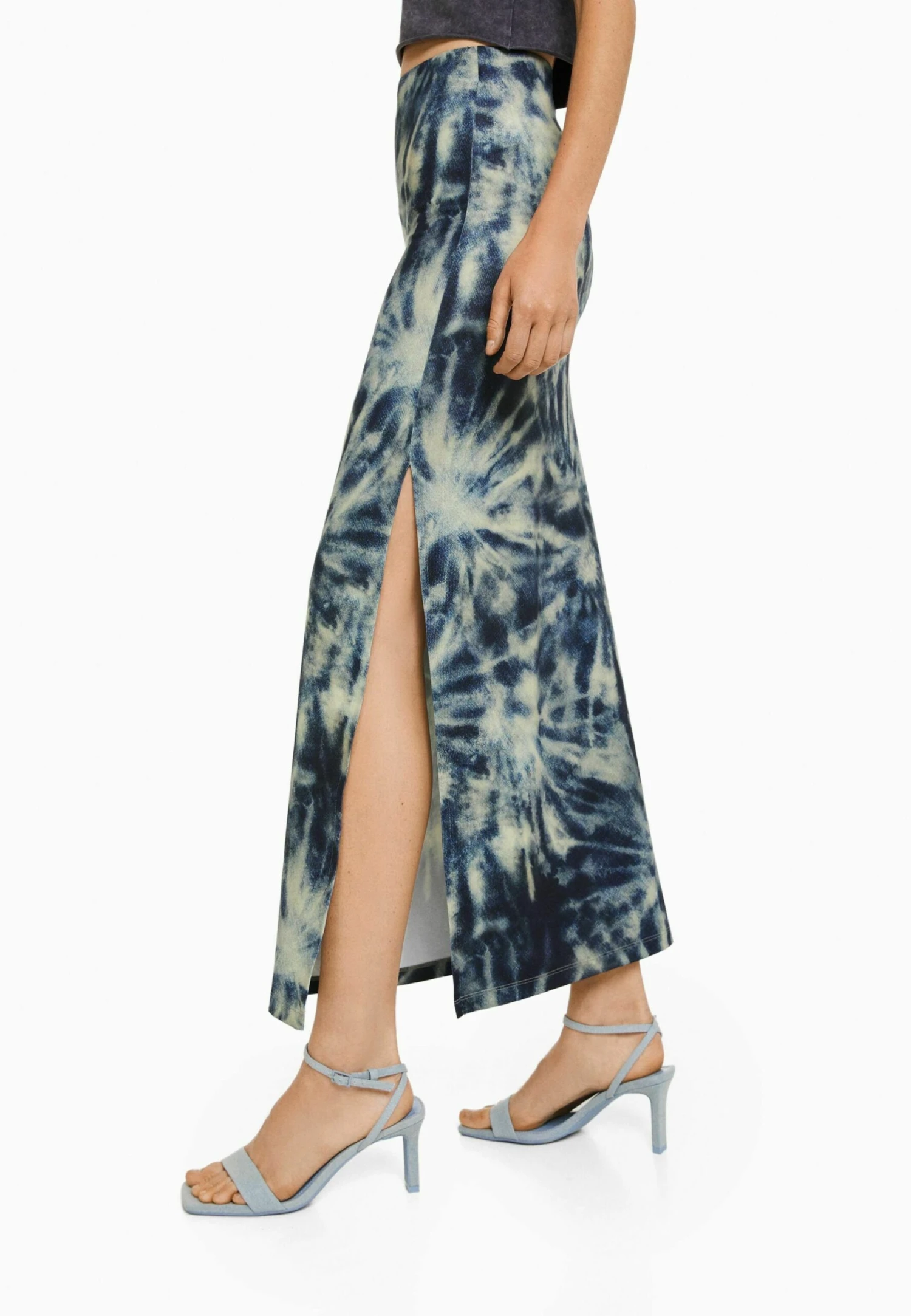 BERSHKA Maxirok - Blue 4 BERSHKA Maxirok - Blue - Afbeelding 4