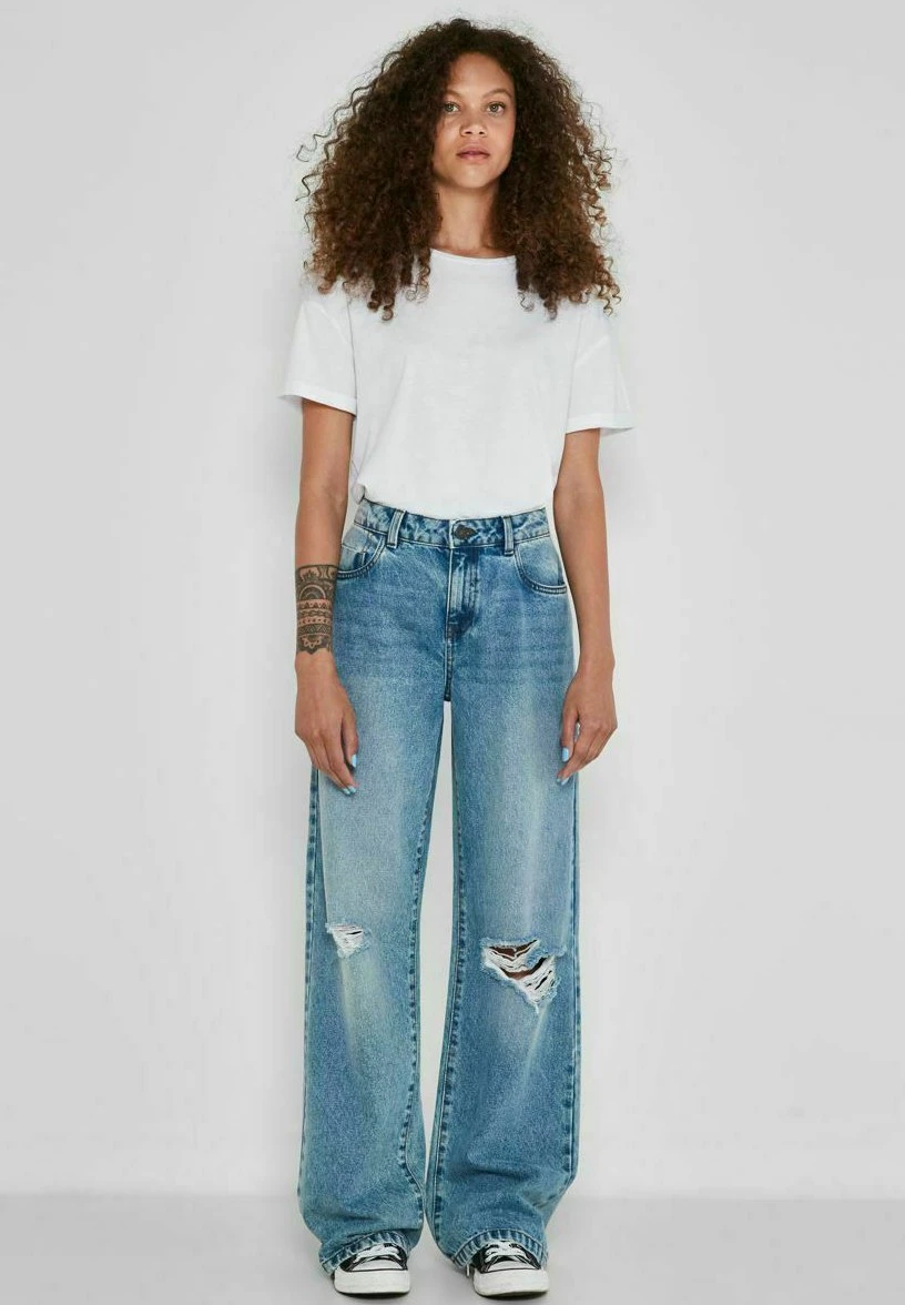 Noisy May Nmamanda- Flared Jeans - Light Blue Denim 2 Noisy May Nmamanda- Flared Jeans - Light Blue Denim - Afbeelding 2