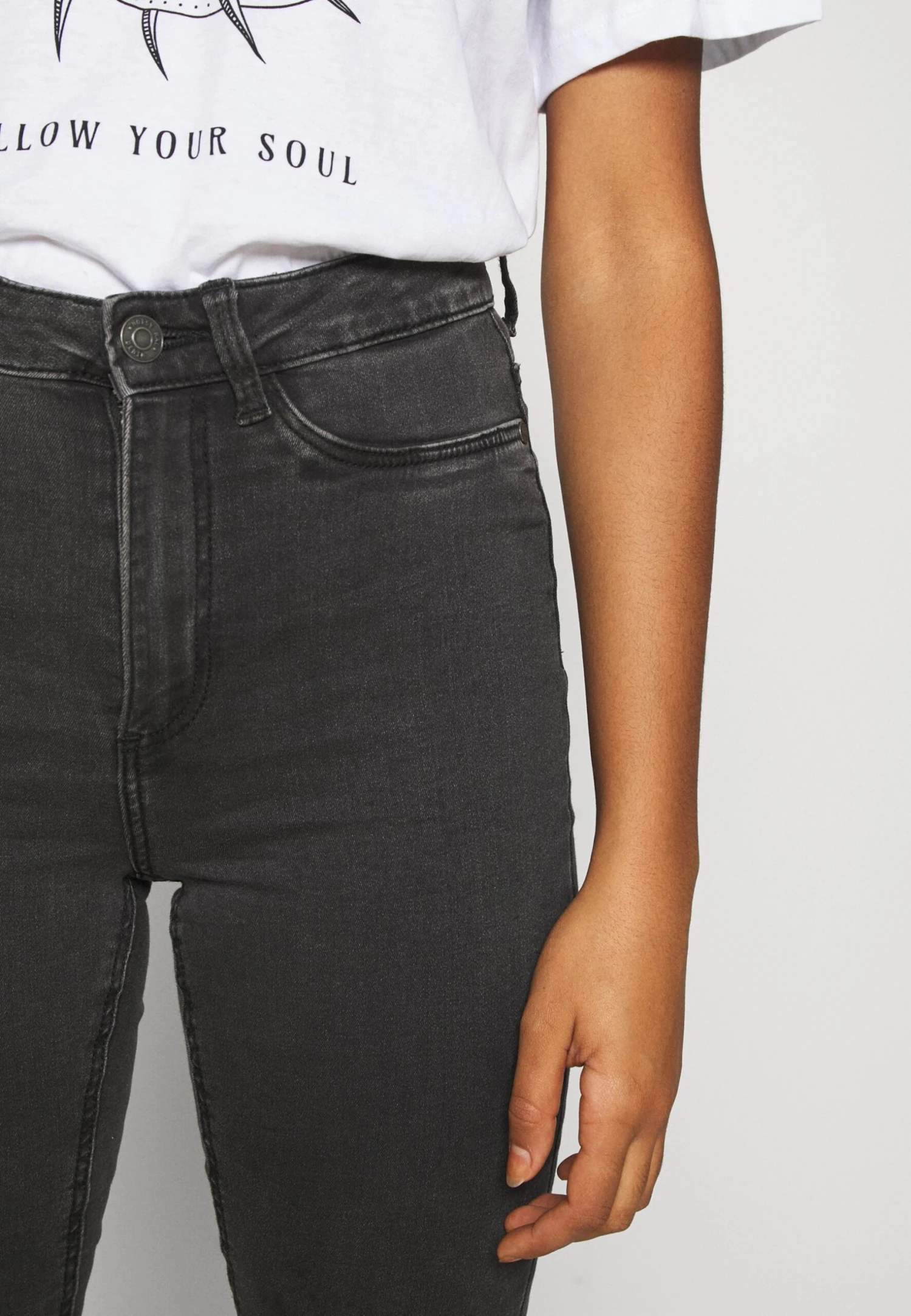 Noisy May Nmcallie - Jeans Skinny Fit - Dark Grey Denim 6 Noisy May Nmcallie - Jeans Skinny Fit - Dark Grey Denim - Afbeelding 6