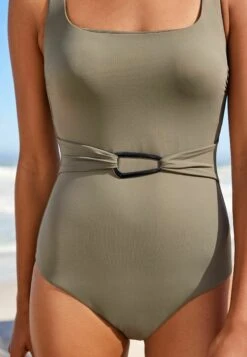 Next Hardware Trim Scoop Neck Standard - Badpak - Khaki Green 8 Next Hardware Trim Scoop Neck Standard - Badpak - Khaki Green -Only Mode Winkel 4a80782250b9478da49eb95ee53e8c50