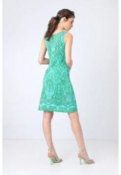 Filigree Motif - Jurk - Green -Only Mode Winkel 4a934388da6d40908cd18d3beda52f5c