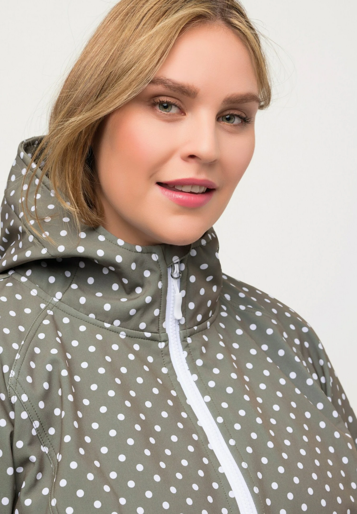 Ulla Popken Regenjas - Lodengroen 4 Ulla Popken Regenjas - Lodengroen - Afbeelding 4