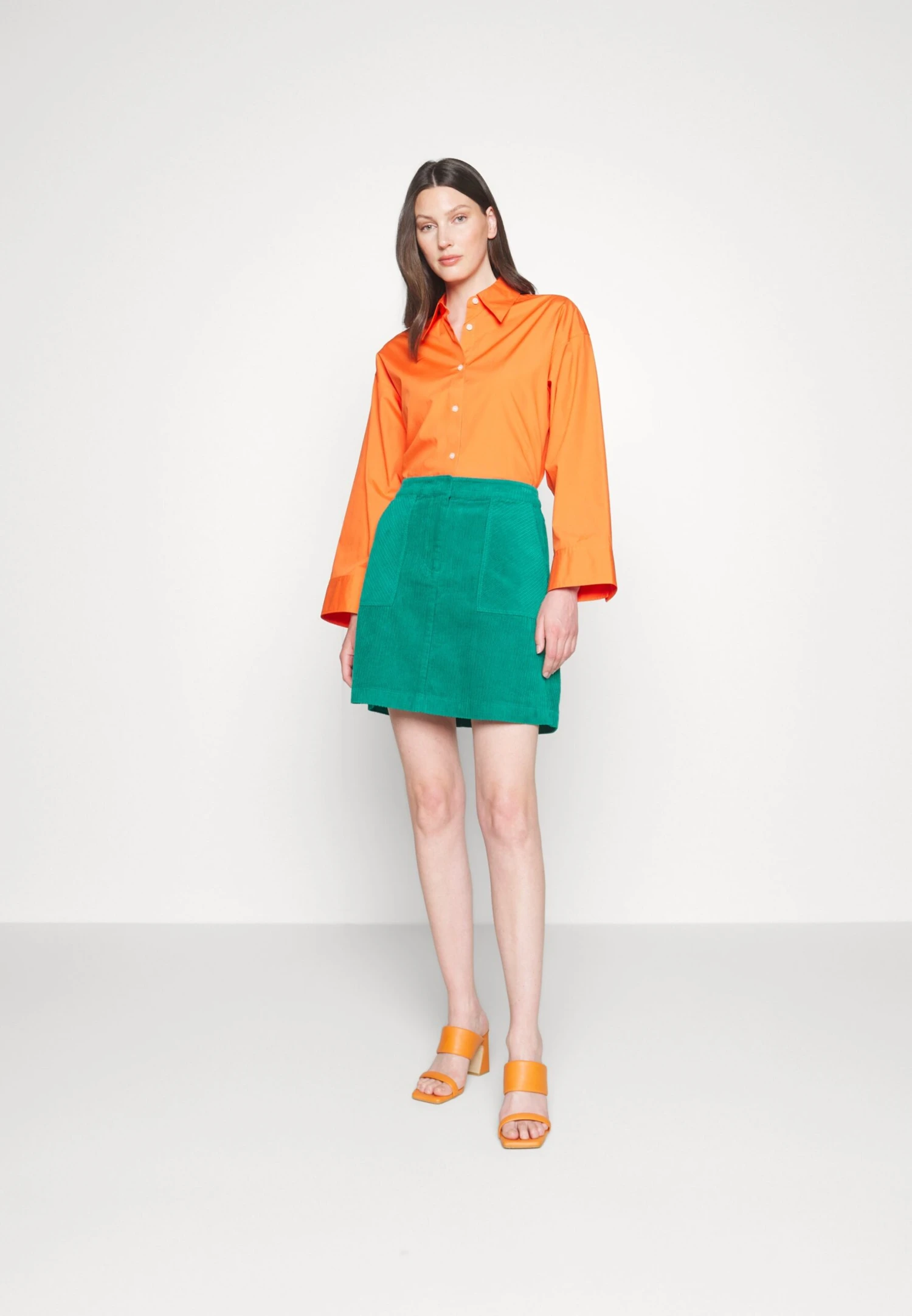 B.young Disune Skirt - A-Lijn Rok - Cadmium Green 5 B.young Disune Skirt - A-Lijn Rok - Cadmium Green - Afbeelding 5