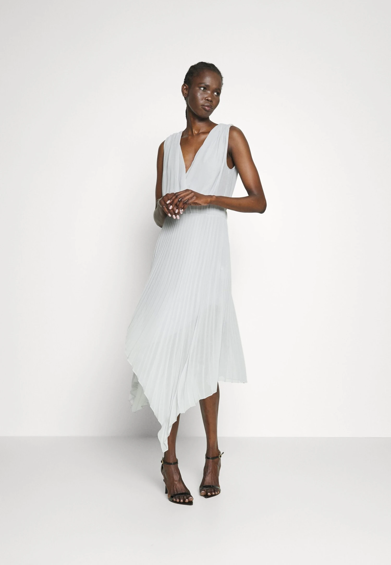 Patrizia Pepe Abito Dress - Cocktailjurk - Mineral Gray 2 Patrizia Pepe Abito Dress - Cocktailjurk - Mineral Gray - Afbeelding 2