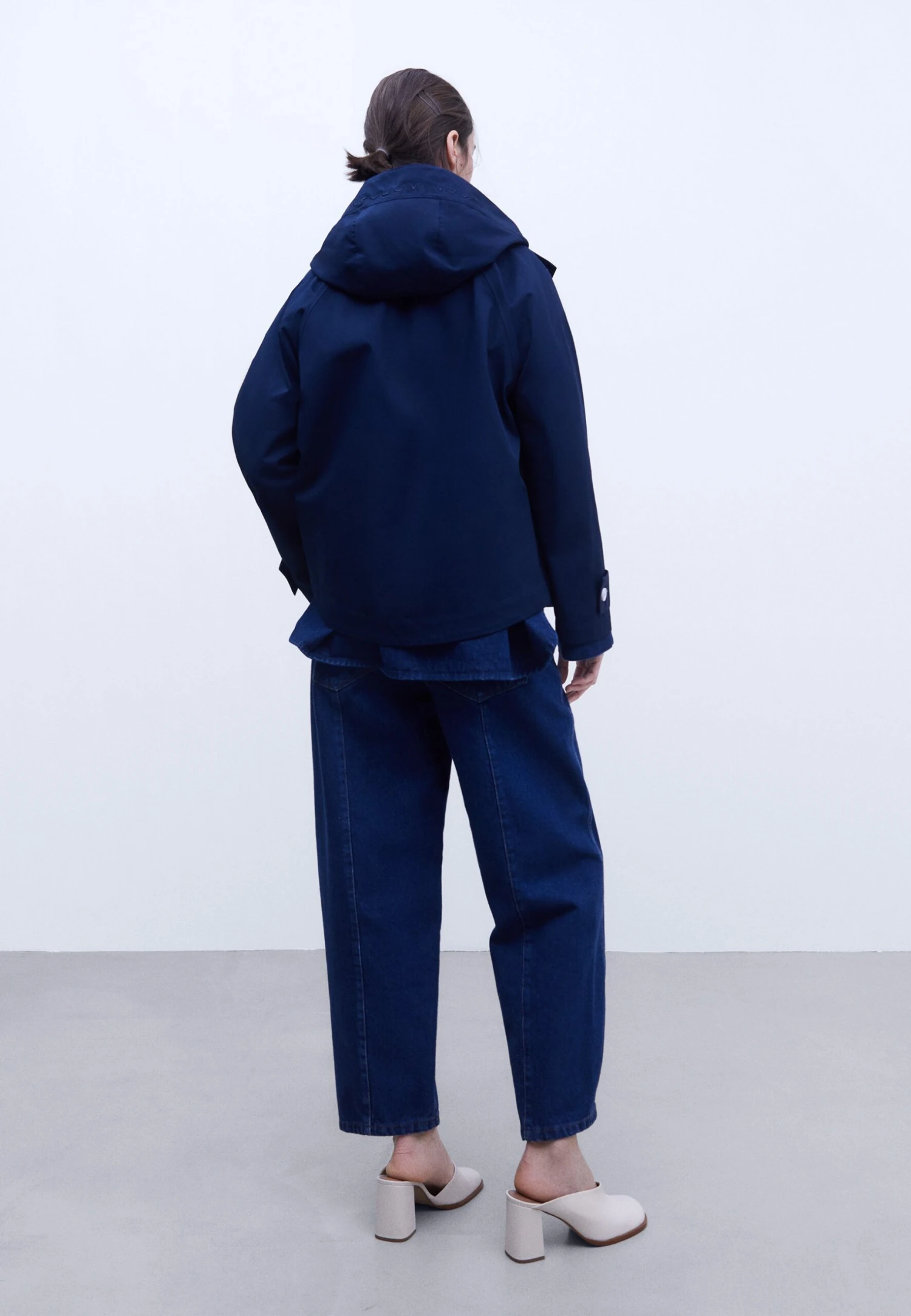 ADOLFO DOMINGUEZ Parka - Navy Blue 3 ADOLFO DOMINGUEZ Parka - Navy Blue - Afbeelding 3