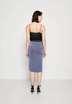 Wal G Party Ty Midi Skirt - Kokerrok - Denim Blue -Only Mode Winkel 4ba2a51cfc594d91b9f78ba0274ead70