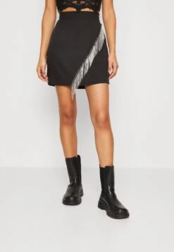 In The Style Perrie Sian Tailored Skirt - Minirok - Black