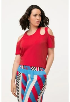 Ulla Popken T-Shirt Basic - Rouge Salsa 7 Ulla Popken T-Shirt Basic - Rouge Salsa -Only Mode Winkel 4d0ba0a60bc543d481f98891df91a389