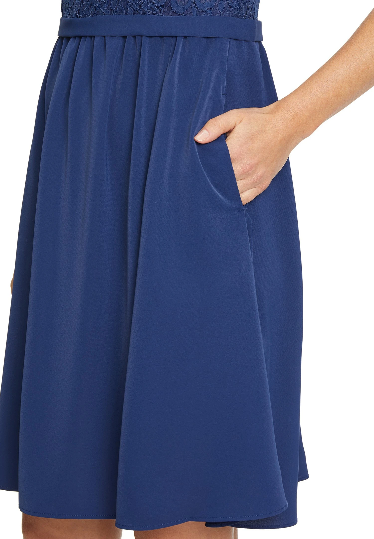 Vera Mont Mit Spitze - Cocktailjurk - Festival Blue 4 Vera Mont Mit Spitze - Cocktailjurk - Festival Blue - Afbeelding 4