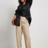 NA-KD Broek - Taupe