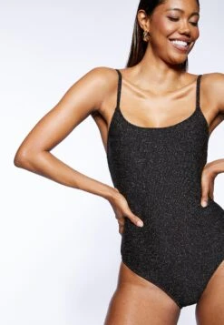 Koton Tissued Glitter Spaghetti Strappy Padded U Neck - Badpak - Gold -Only Mode Winkel 4d944f02e46d4e709b8ffe51fa537763