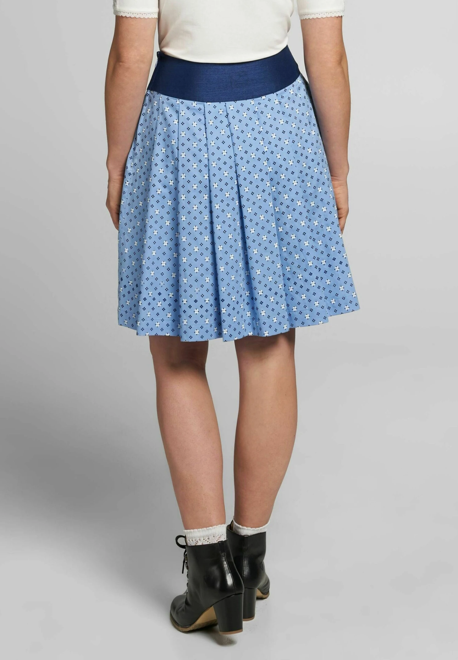 Spieth & Wensky Alexandra-Rock D - A-Lijn Rok - Blau 2 Spieth & Wensky Alexandra-Rock D - A-Lijn Rok - Blau - Afbeelding 2