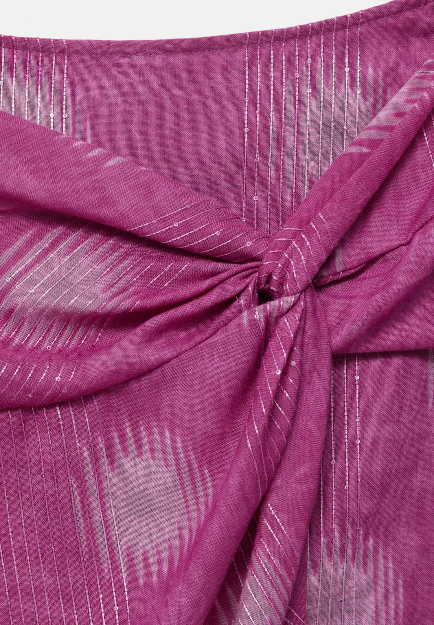 PULL & BEAR Rustic Sequinned - Wikkelrok - Pink 6 PULL & BEAR Rustic Sequinned - Wikkelrok - Pink - Afbeelding 6