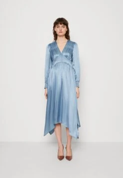 AllSaints Estelle Dress - Cocktailjurk - Blue Slate