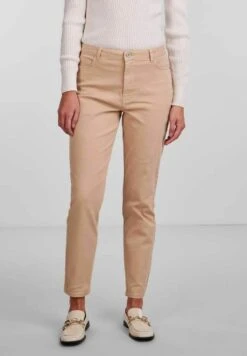 Pieces Kesia Mom Hw Ank Jns Noos Bc - Slim Fit Jeans - Irish Cream