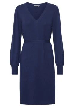 Fransa Frblume - Gebreide Jurk - Medieval Blue -Only Mode Winkel 4f023cdf1bac419f95e3ff9d6f36d7f7