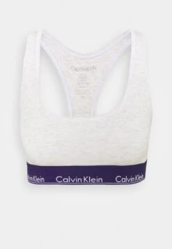 Unlined Bralette - Bustier - Snow Heather/Purple Fuss -Only Mode Winkel 4f29b51b6adf43d6a970a072589d4605