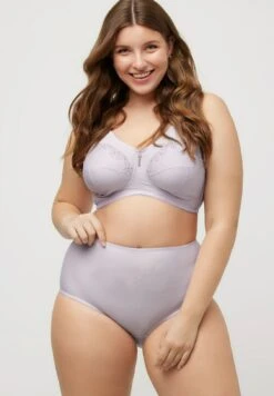 Ulla Popken Grosse Grössen2Er-Pack Nadelstreifen H - Slip - Mauveroze