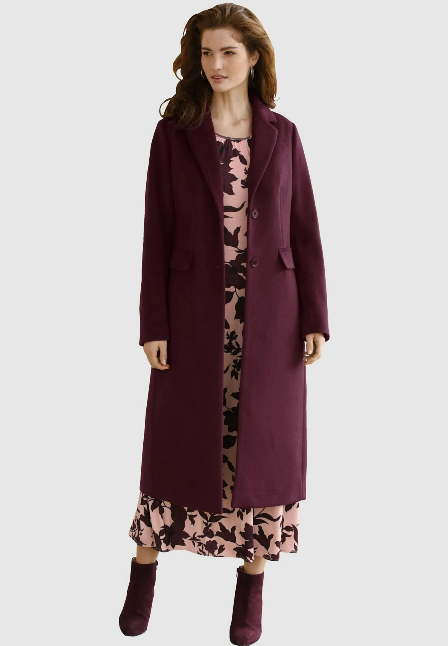 Mantel - Pflaume 2 Mantel - Pflaume - Afbeelding 2