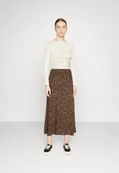 Monki A-Lijn Rok - Beige/Medium Dusty -Only Mode Winkel 4ff5e710da1240cc8db828a666043f50