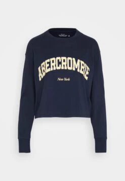 Abercrombie & Fitch Cropped Logo - Longsleeve - Navy Blue 10 Abercrombie & Fitch Cropped Logo - Longsleeve - Navy Blue -Only Mode Winkel 50437dbf6f64404586433ea002264006