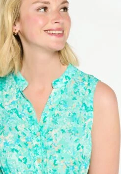 LOLALIZA With Graphic Print - Maxi-Jurk - Turquoise -Only Mode Winkel 506e42c0ea5d44dfa173c15db4ddf468