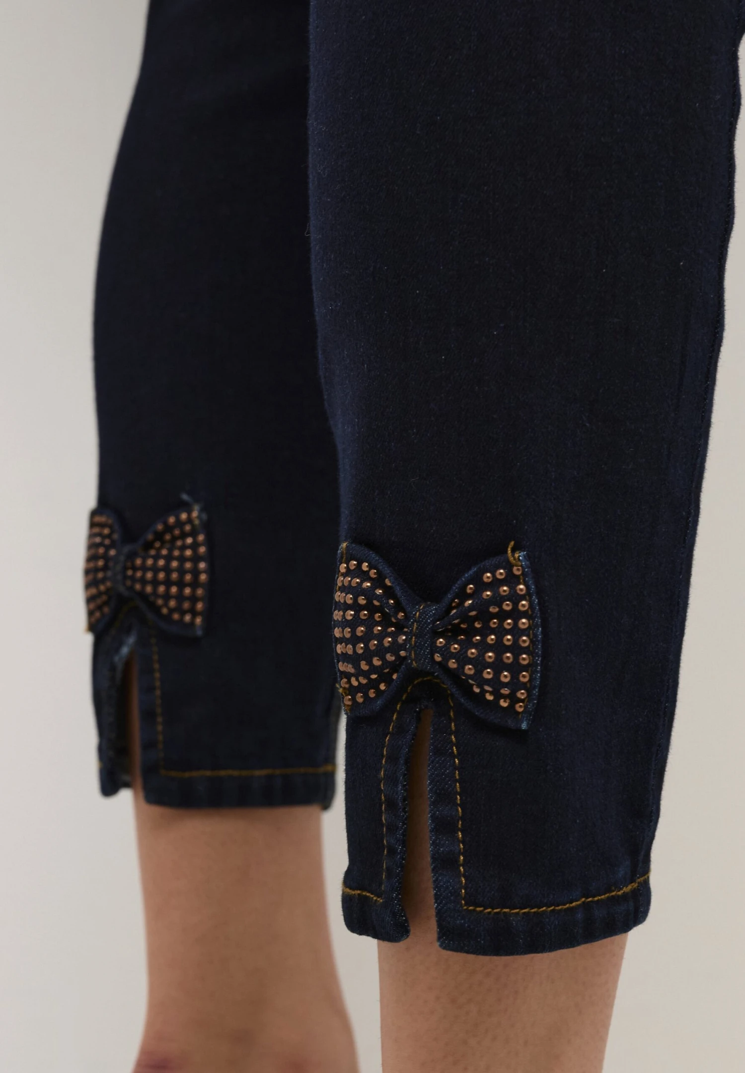 Cream Crsorya Deco Bow - Slim Fit Jeans - Rinse Dark Blue Denim Tobacco 4 Cream Crsorya Deco Bow - Slim Fit Jeans - Rinse Dark Blue Denim Tobacco - Afbeelding 4