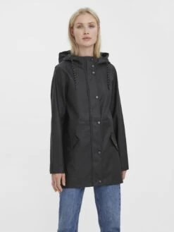 Vero Moda Vmmalou Coated Noos - Parka - Black -Only Mode Winkel 510e22a421a945fabc13a910a1b65a13