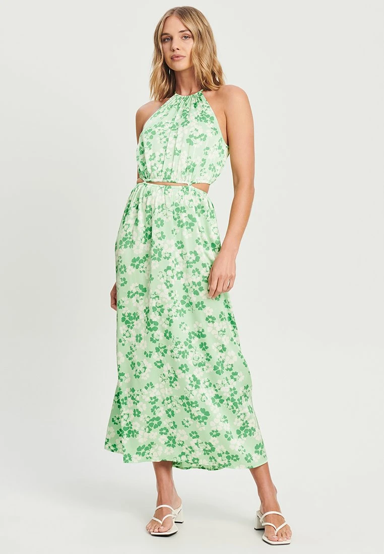 Calli Heath- Jurk - Sage Animal Floral 2 Calli Heath- Jurk - Sage Animal Floral - Afbeelding 2
