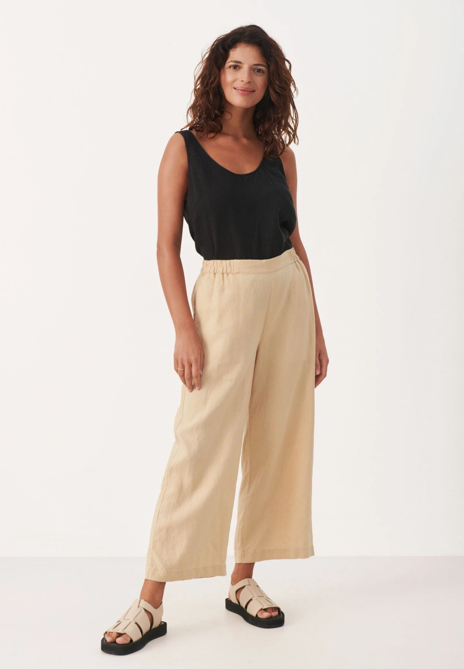 Part Two Petrinespw Pa - Broek - Warm Sand 2 Part Two Petrinespw Pa - Broek - Warm Sand - Afbeelding 2