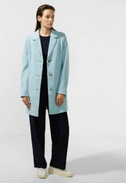 STREET ONE Cosy - Halflange Jas - Türkis 6 STREET ONE Cosy - Halflange Jas - Türkis -Only Mode Winkel 51c752b7c9aa46aea1fc8b6354dbab9a