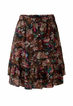 Oui A-Lijn Rok - Brown Red -Only Mode Winkel 51fe49b1ea6f4c838e440524ee3c886e