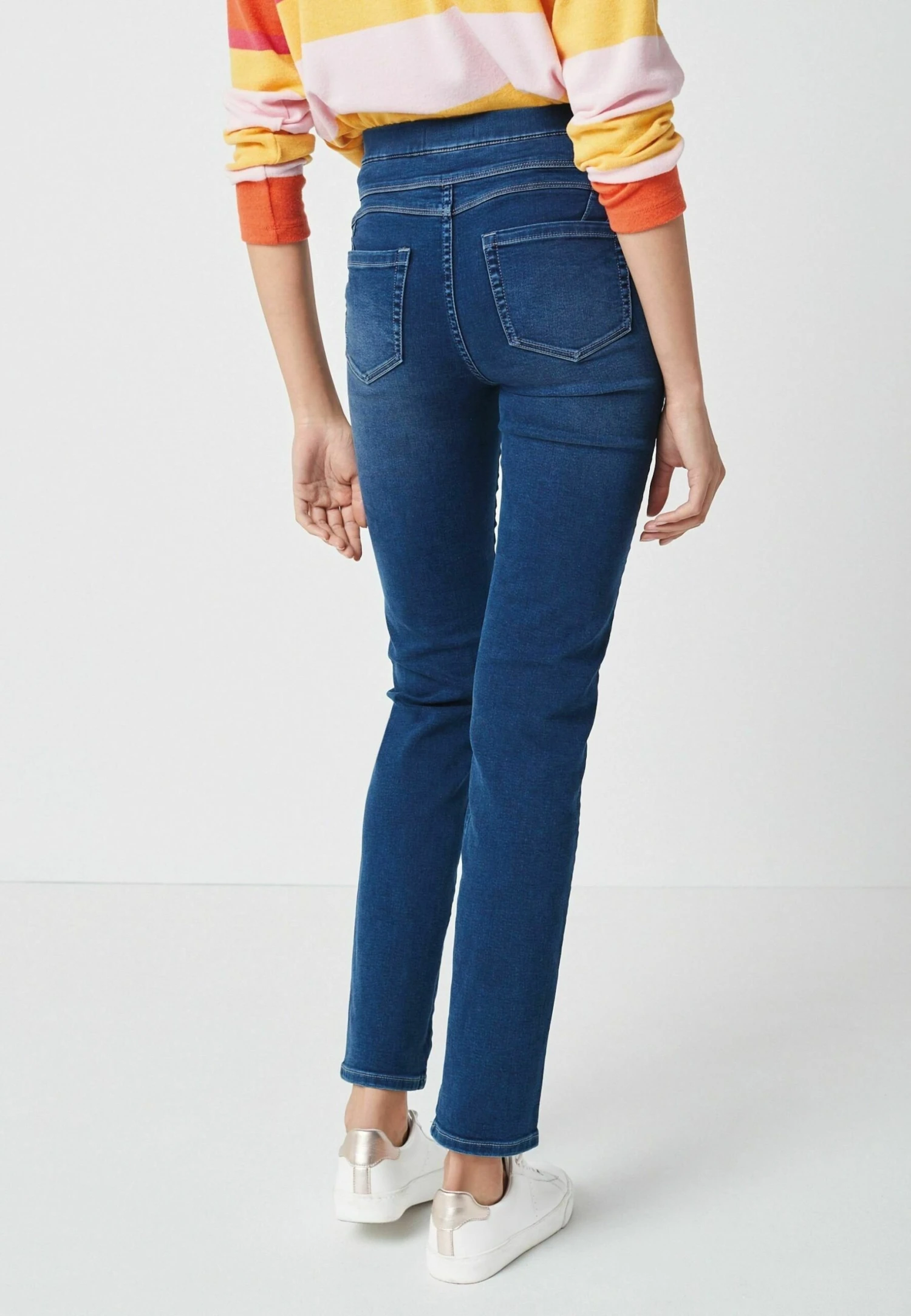 Next Super Stretch Soft Sculpt Pull-On Standard - Slim Fit Jeans - Blue 2 Next Super Stretch Soft Sculpt Pull-On Standard - Slim Fit Jeans - Blue - Afbeelding 2