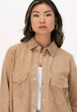 Ibana Tax- Halflange Jas - Beige 6 Ibana Tax- Halflange Jas - Beige -Only Mode Winkel 53169b8fde2d483d8292786b1fd4f765