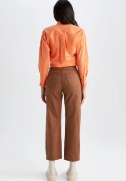 DeFacto Straight Leg Jeans - Brown -Only Mode Winkel 5375547807244786955501ec8c98090c