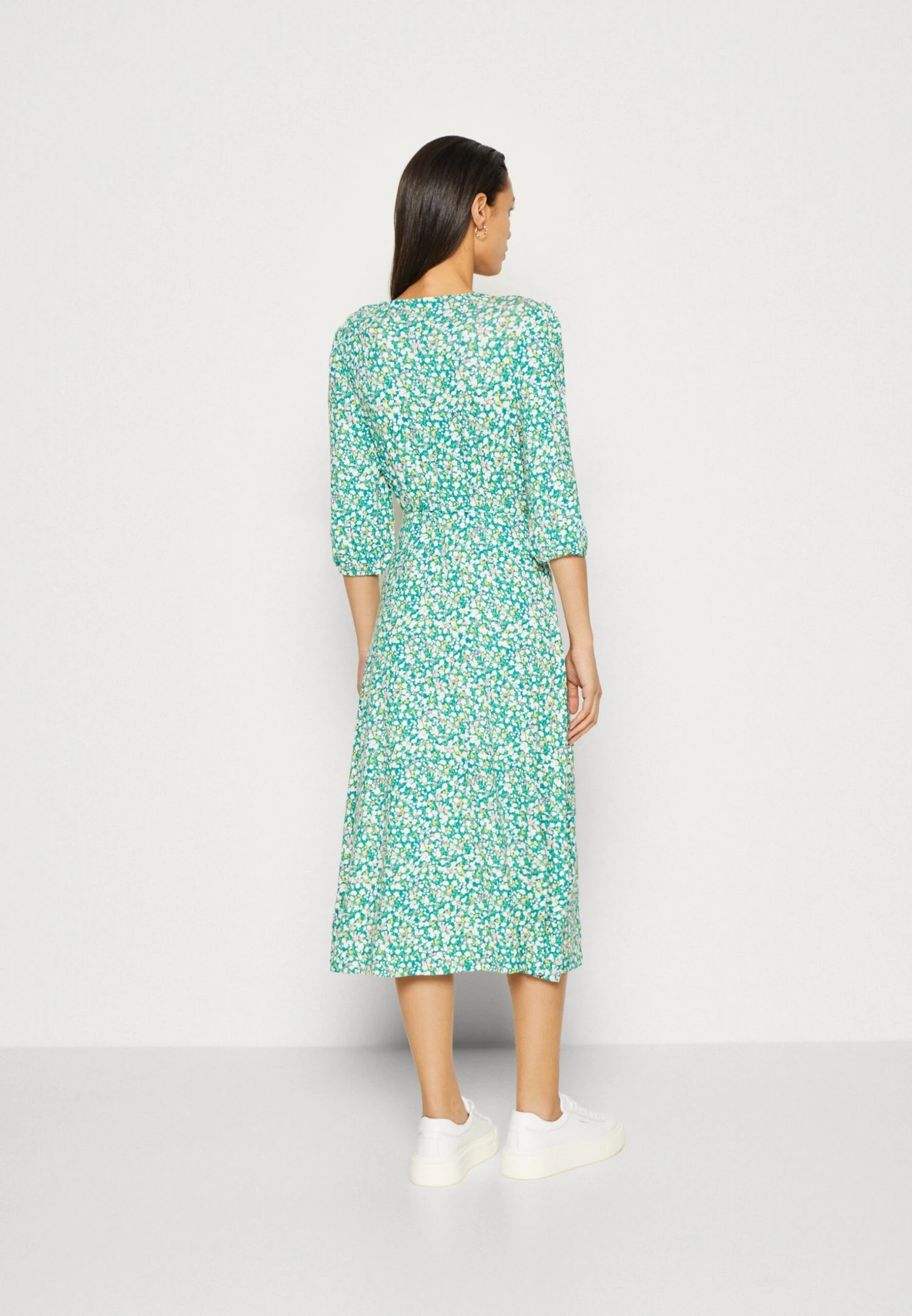 Marks & Spencer Midi - Jerseyjurk - Green Mix 3 Marks & Spencer Midi - Jerseyjurk - Green Mix - Afbeelding 3
