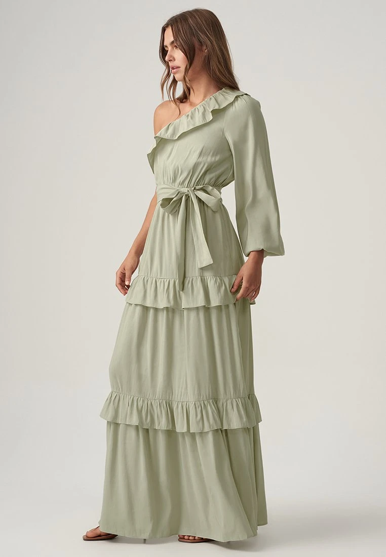 Maxi-Jurk - Sage Green 5 Maxi-Jurk - Sage Green - Afbeelding 5