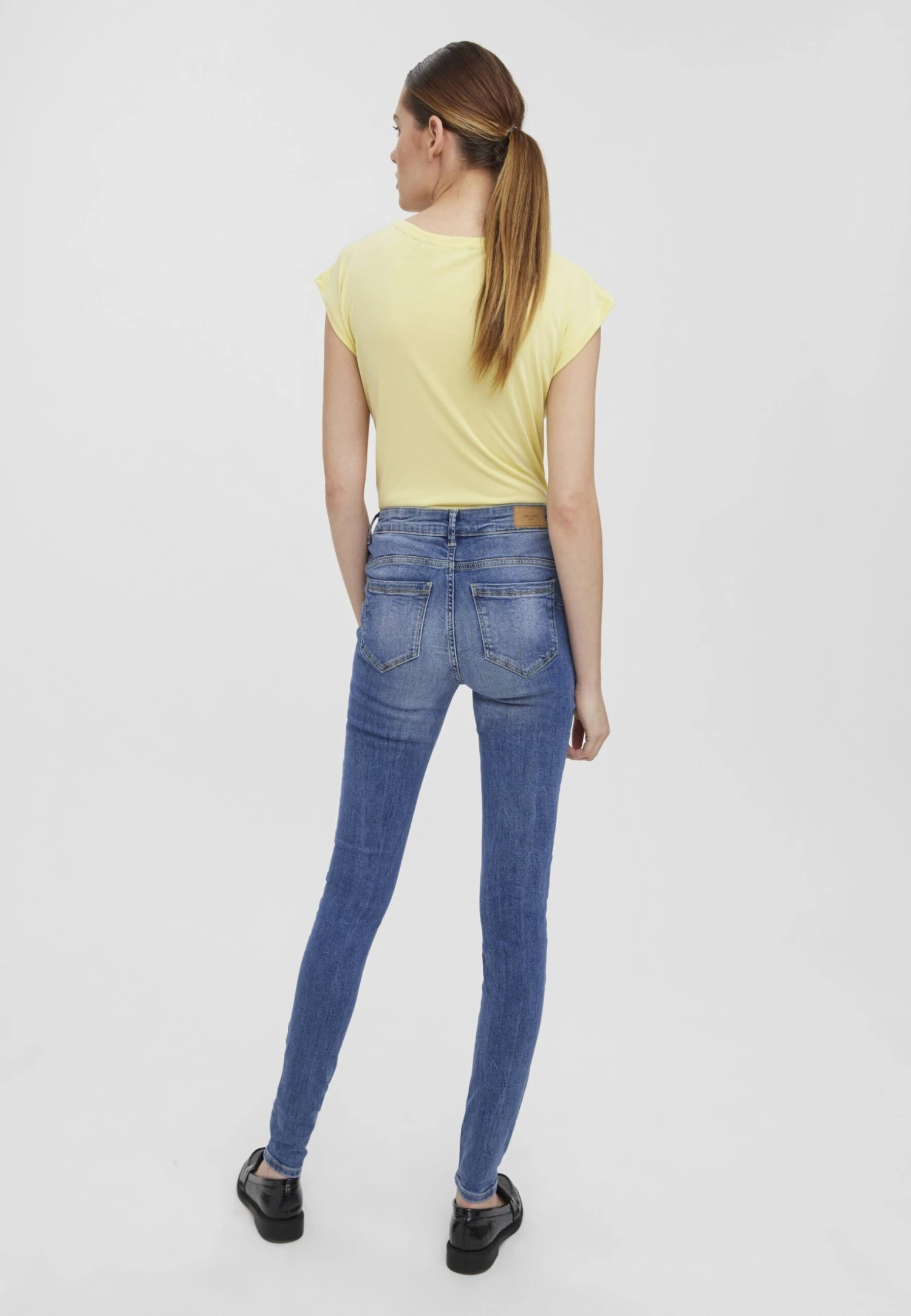 Vero Moda Vmseven - Jeans Skinny Fit - Light-Blue Denim 3 Vero Moda Vmseven - Jeans Skinny Fit - Light-Blue Denim - Afbeelding 3